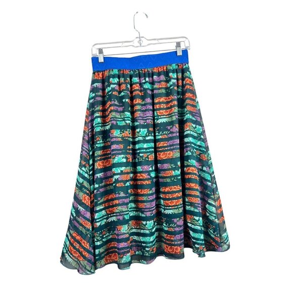 LuLaRoe Women's Floral Medium Length Skirt - Picture 1 of 5